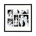 Classic Black Multi-Pic 4x4/4x6/5x7/8x10 Frame.