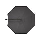 10' Round Sunbrella® Charcoal Free-Arm Umbrella Cover