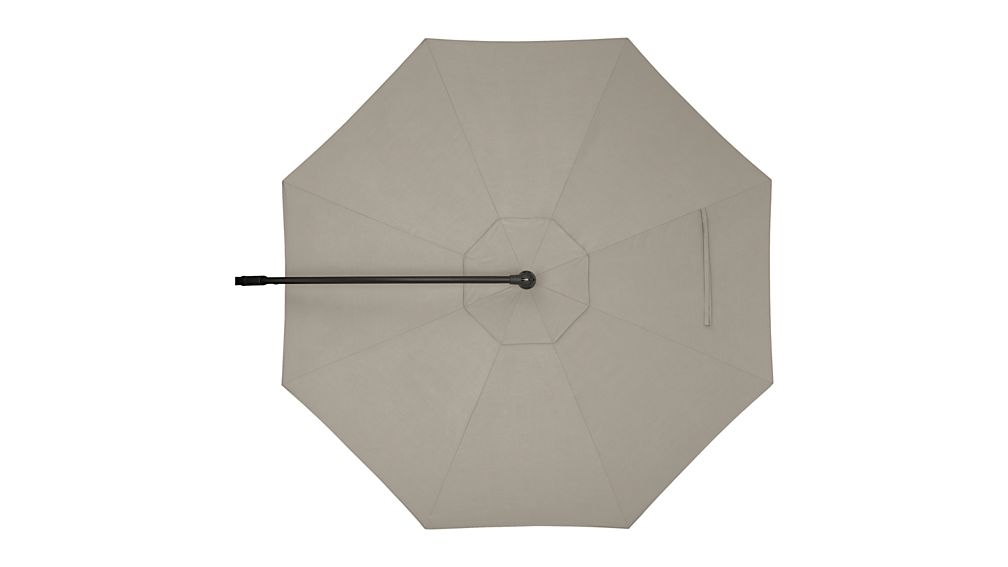 10' Round Sunbrella ® Stone Cantilever Patio Umbrella with Base in