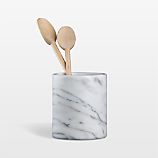 French Kitchen Marble Utensil Crock