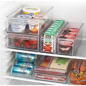 Fridge Bins and Organizer and Tray
