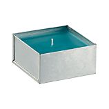 Galvanized Blue Citronella Pot