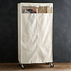 Work Mobile 3-Shelf Garment Rack Dust Cover.