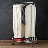Twill Hanging Garment Storage Bags with Ticking