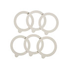 Set of six gaskets. 3.5" dia. (2.75" dia. interior)