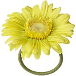 Gerber Daisy Yellow Napkin Ring