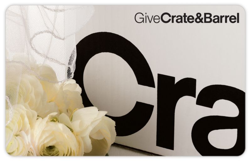 Crate & Barrel gift card