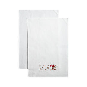 Gingerbread Man Dishtowels Set of Two