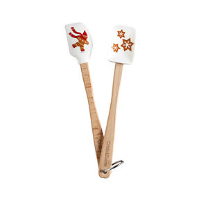 2-Piece Mini Gingerbread Man Spatula Set