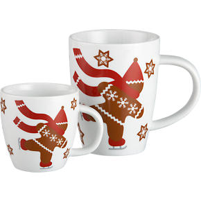 Gingerbread Man Mugs