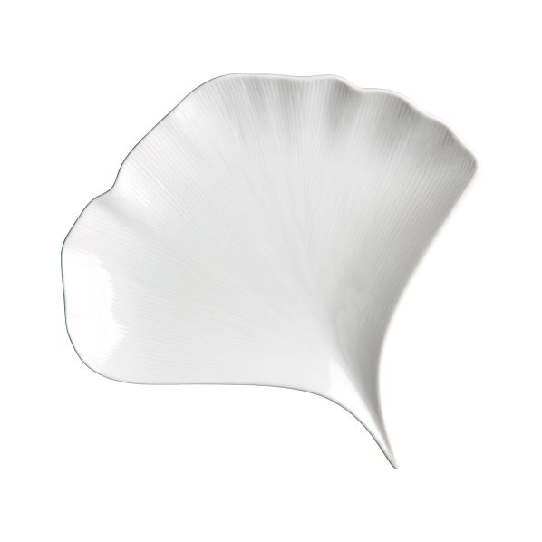 GinkgoLeafPlateWhiteS12