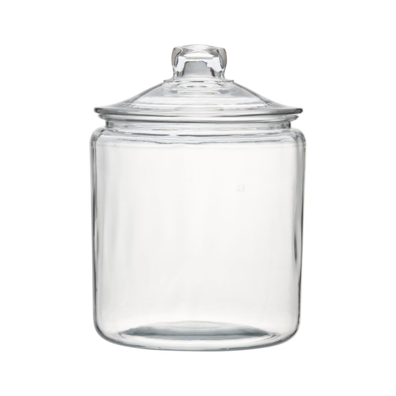 Heritage Hill 128 oz. Glass Jar with Lid Crate and Barrel