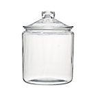 Heritage Hill Glass Jar with Lid. 128 oz.