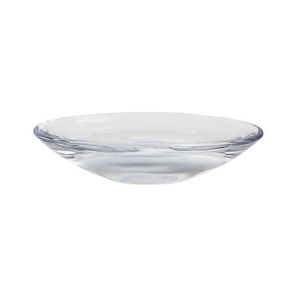 Oval Glass Soap Dish Crate and Barrel