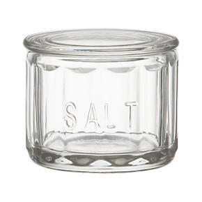 Glass Salt Cellar with Lid