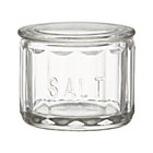 Glass Salt Cellar with Lid. 10 oz.