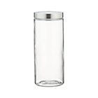 Large Glass Storage Container with Stainless Steel Lid. 67.5 oz.