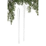 Set of 2 Twist Icicle Ornaments