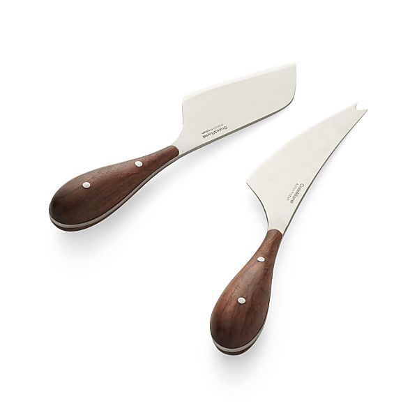 Knives Barrel and  Gorge  Rosewood cheese Crate Cheese knife barrel crate and