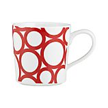 Graphic Red Circles Mug