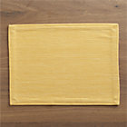Grasscloth Daffodil Placemat.