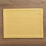 Grasscloth Daffodil Placemat