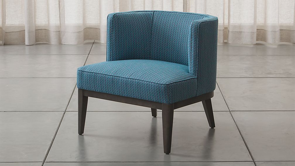 Grayson Chair Cobalt Crate and Barrel