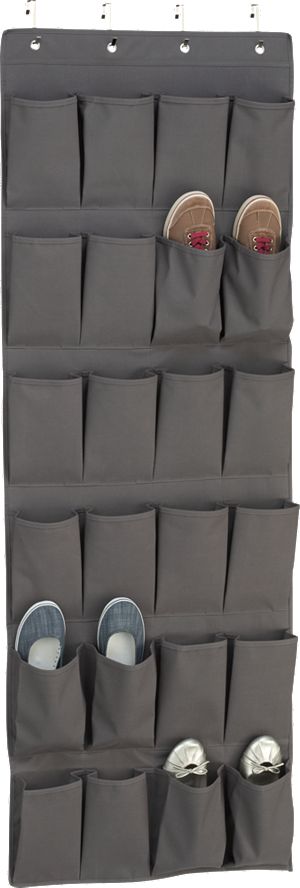 Grey Over The Door Shoe Bag