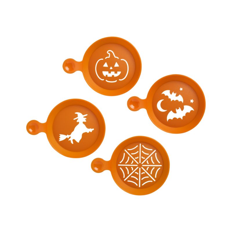 Set of 4 Halloween Decorating Stencils