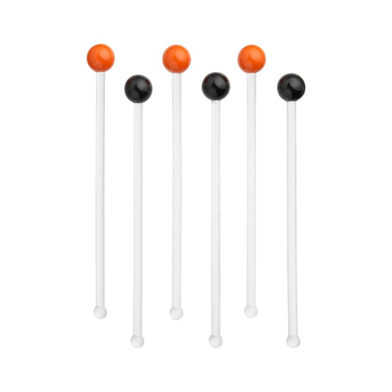 Set of 6 Halloween Stir Sticks