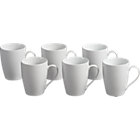 Set of six mugs. 14 oz.; 4.5"H