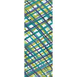 Handpainted Plaid Runner