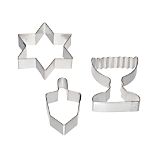 3-Piece Hanukkah Cookie Cutter Set