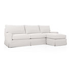 Harborside Slipcovered 2-Piece Sectional (Left Arm Sofa, Right Arm Chaise)