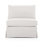 Harborside Slipcovered Armless Chair