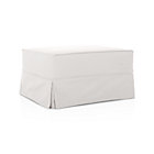 Harborside Slipcovered Glider Ottoman