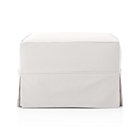 Harborside Slipcovered Glider Ottoman