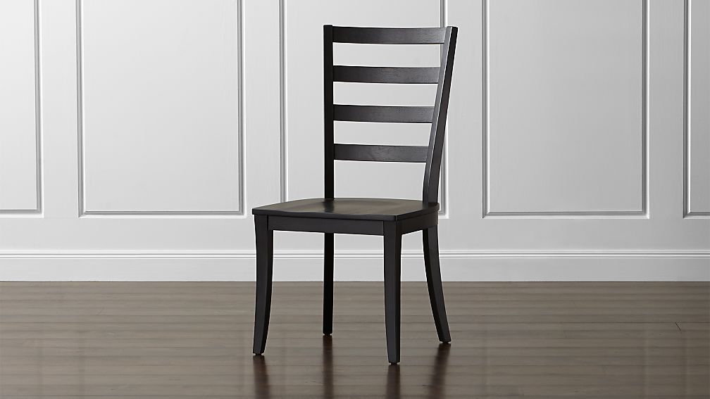 Black Ladder Back Dining Room Chairs