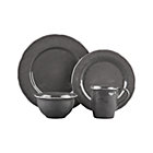 Hayes 4-Piece Place Setting: dinner plate, salad plate, bowl and mug.