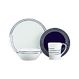 Helix 4-Piece Place Setting with Blue Salad Plate