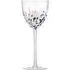 Hollywood Black and White Wine Glass. 10 oz.