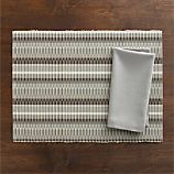 Horizon Placemat and Cotton Dove Napkin