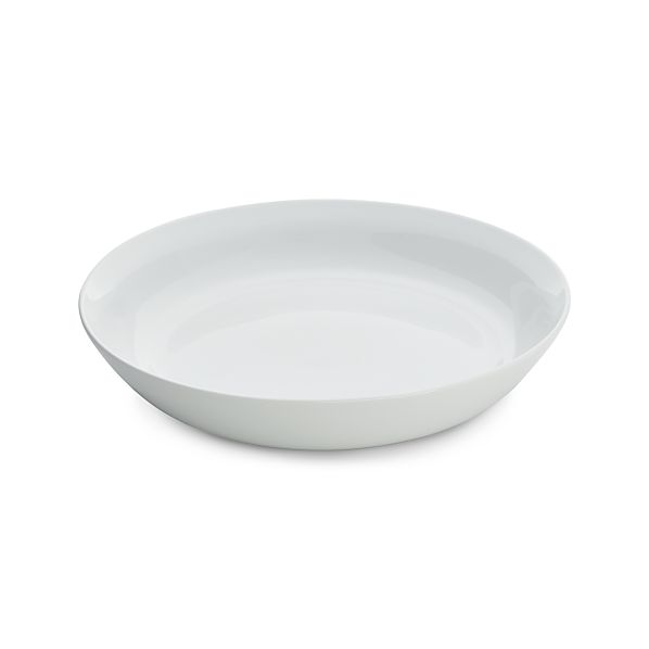 Hue White Low Bowl Crate and Barrel
