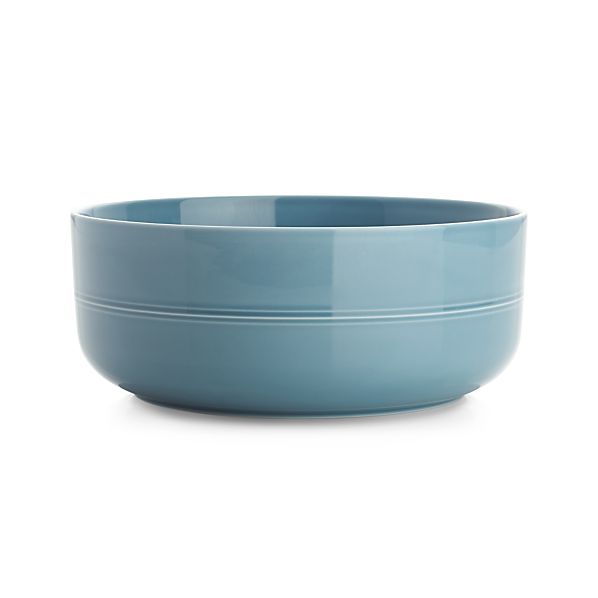 Hue Blue Serving Bowl Crate and Barrel