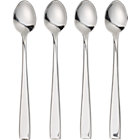 Set of four iced tea spoons. 7.5"