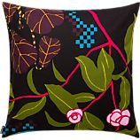 Marimekko Ikkunaprinssi Black and Green 20" Pillow