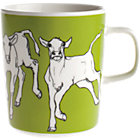 Green Mug. 8 oz.; 3"dia.x3.5"H