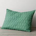Jade Standard Pillow Sham.