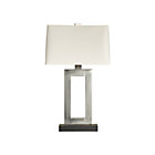 Jerry Antiqued Silver Table Lamp.