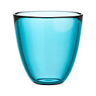 Joey Aqua  Beverage Glass. 12 oz.